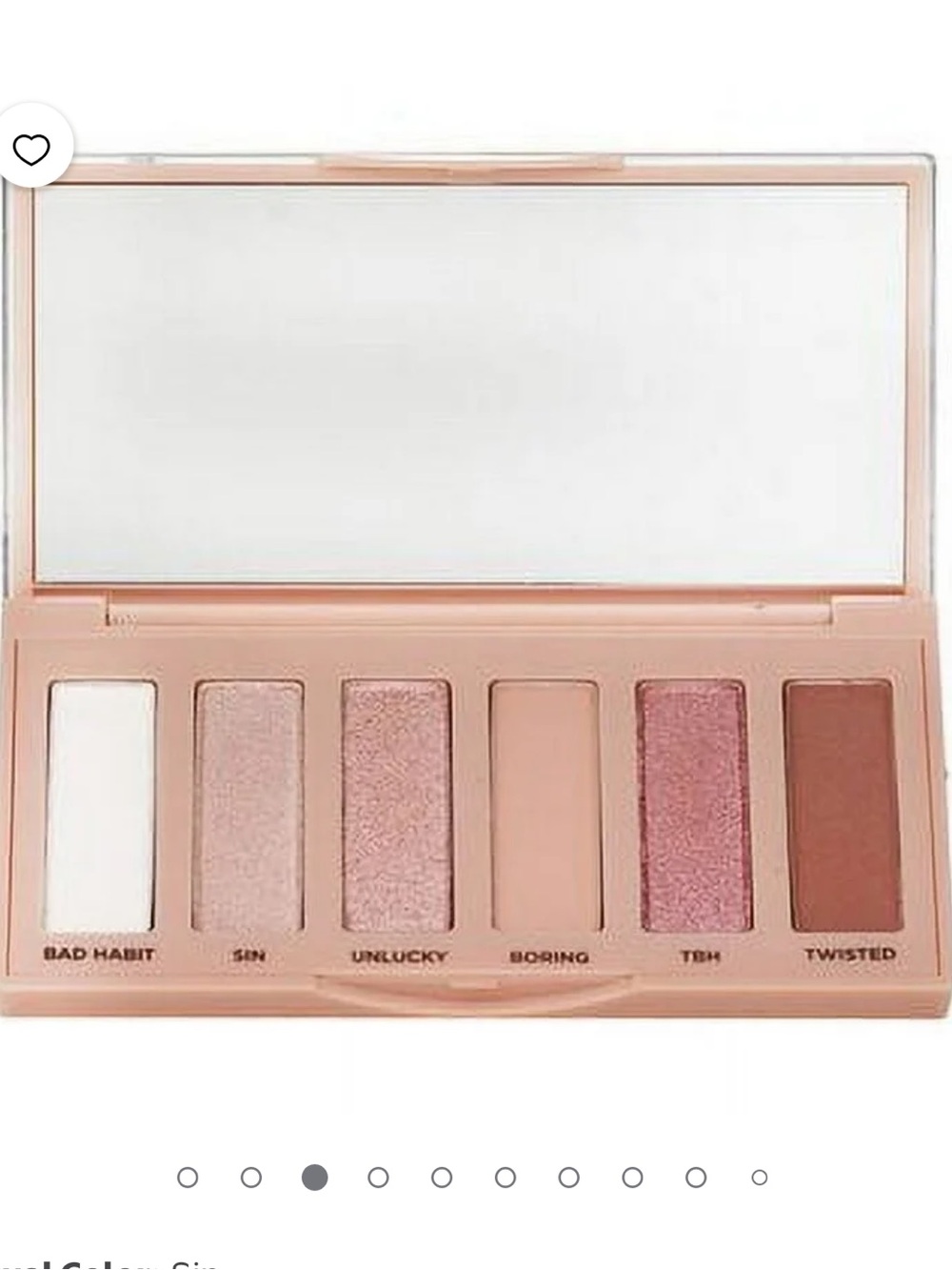 rban Decay Cosmetics
 
Naked Your Way Mini Eyeshadow Palettes - Sin